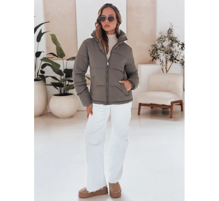 Dámská prošívaná bunda LAROSE šedá FashionStreet TY4944