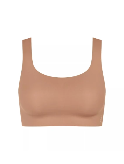 Dámská podprsenka ZERO Feel 2.0 Top - BROWN - sv. hnědá 00CM - SLOGGI