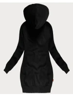 Černá dlouhá dámská mikina (AMG-738/1) Černá dlouhá dámská mikina (AMG-738/1)