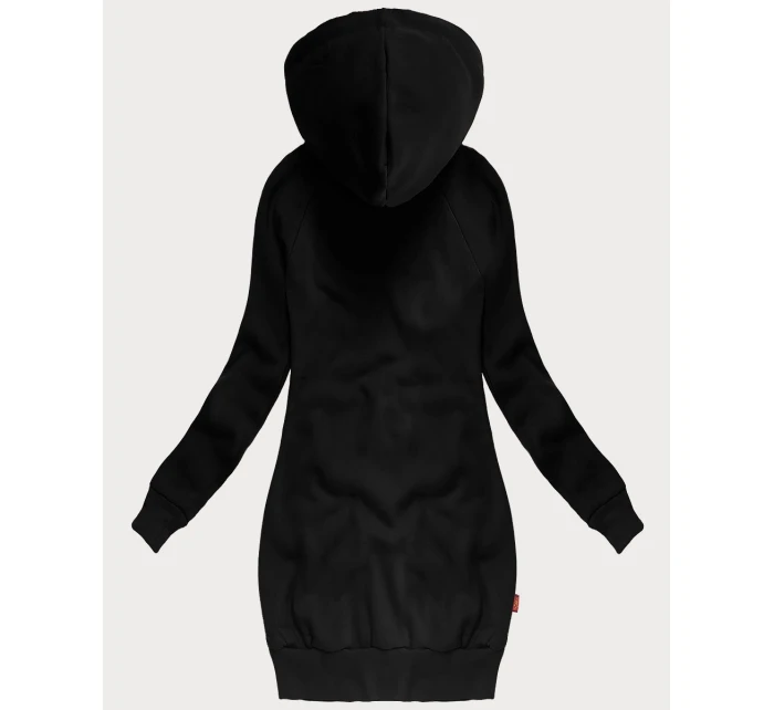 Černá dlouhá dámská mikina (AMG-738/1) Černá dlouhá dámská mikina (AMG-738/1)