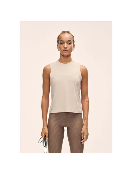 Dámské tričko CASALL Graphic Tank, barva: béžová
