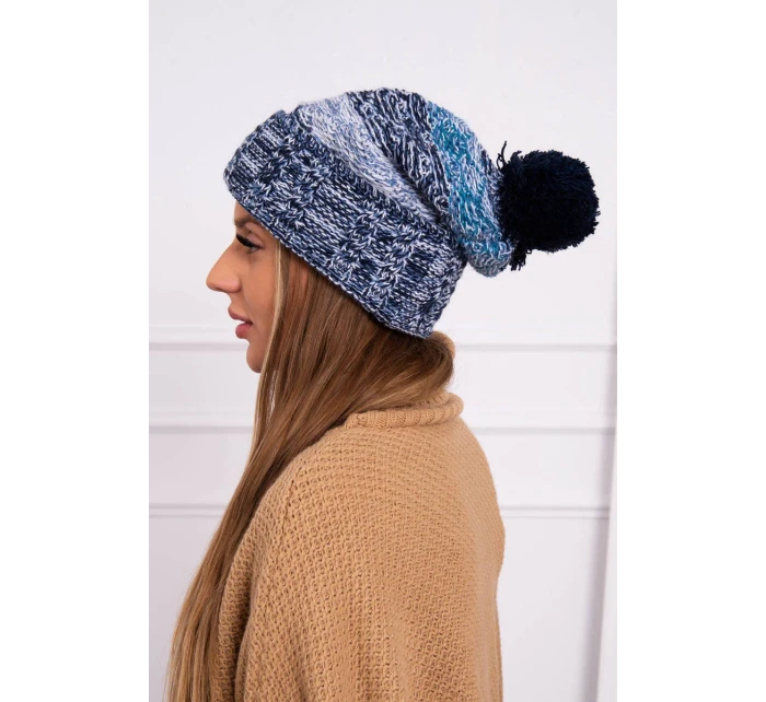 Pola fleecová čepice K267 černá+džíny