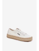 Dámské Tenisky S Pletením model 21694029 Bílé - Lee Cooper Dámské Tenisky S Pletením model 21694029 Bílé - Lee Cooper