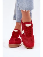 Dámské Sportovní Boty Tenisky Červené Zerina