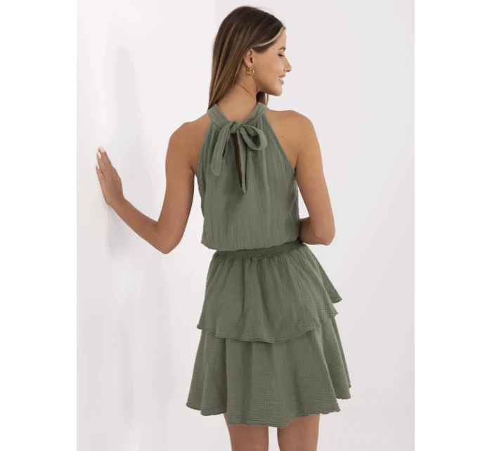 Šaty MI SK 92166.71P khaki Šaty MI SK 92166.71P khaki