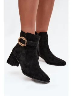 Boty na podpatku  model 222523 Step in style