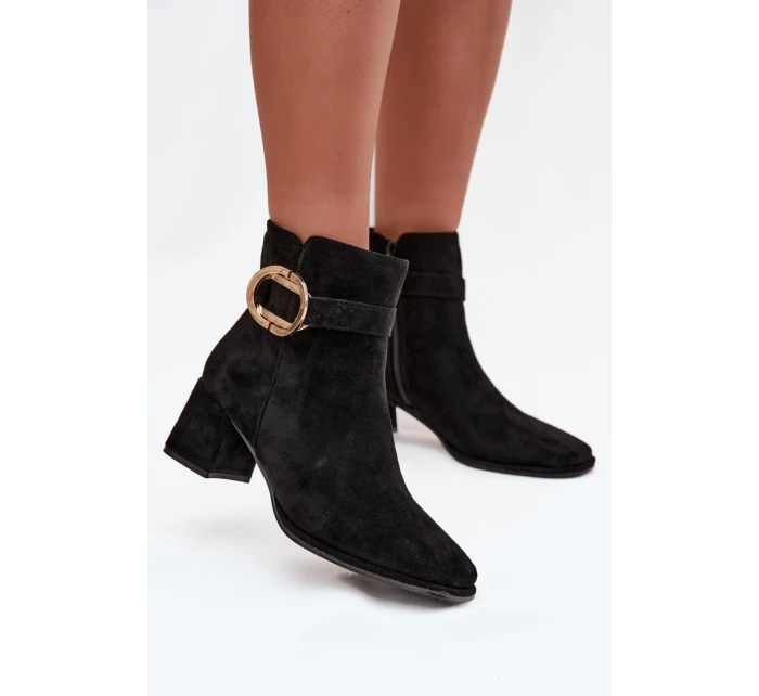 Boty na podpatku  model 222523 Step in style