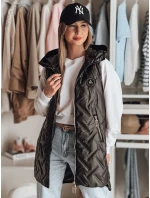 Dámská přechodná prošívaná vesta černá Dstreet model 21987067 - FashionStreet
