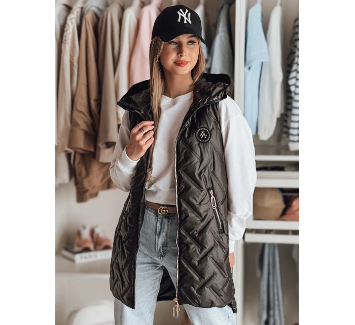 Dámská přechodná prošívaná vesta černá Dstreet model 21987067 - FashionStreet