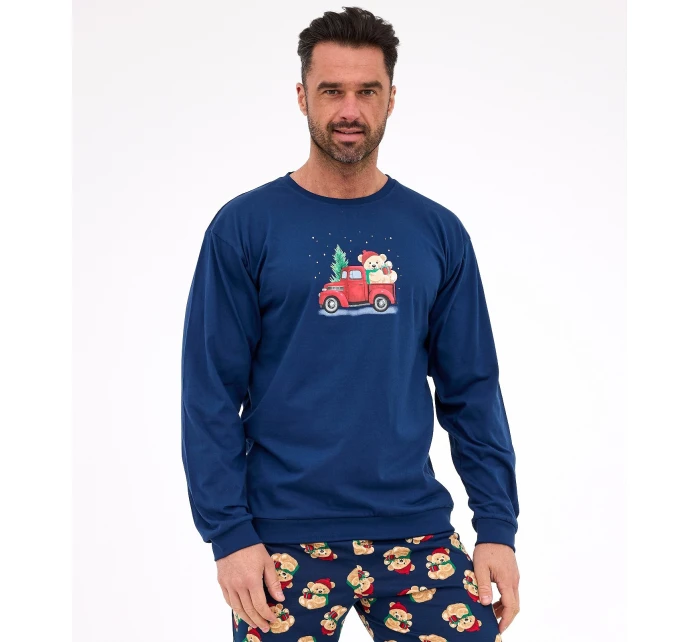 Cornette pyžamo 115/290 Teddy 2 délka/r Vánoce S-2XL pánské Cornette pyžamo 115/290 Teddy 2 délka/r Vánoce S-2XL pánské