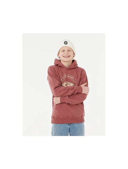 Mikina RIP CURL STAPLER HOOD -BOY červená Mikina RIP CURL STAPLER HOOD -BOY červená