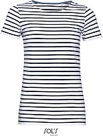 SOL'S Miles Women Dámské pruhované tričko 25.0139 white/navy SOL'S Miles Women Dámské pruhované tričko 25.0139 white/navy