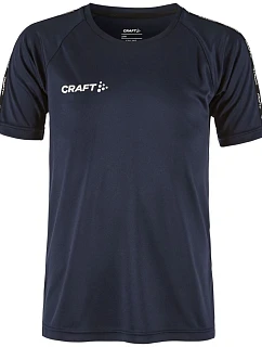 Squad Go Contrast Jersey Jr Dětské kontrastní sportovní tričko model 22468602 navy - Craft Teamwear