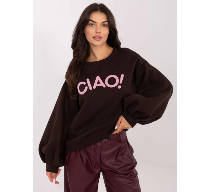 Bluza RV BL model 21749954 ciemny brązowy - FPrice