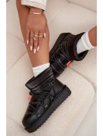 Dámské sněhule D.Franklin na platformě – černé Dámské sněhule D.Franklin na platformě – černé