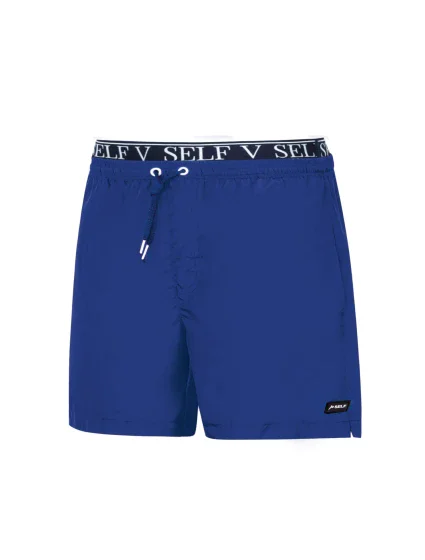 Pánské plavky SM25-13d Summer Shorts  modré - Self