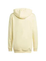 Dětská mikina Badge of Sport Hoodie Jr HN8469 žlutá - Adidas
