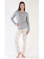 Dámské pyžamo dlouhé Forest model 18979841 - Vienetta Secret