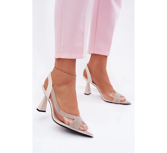 Sandály na podpatku  model 226503 Step in style