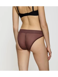 Tempting Sheer Highleg Tai 2P - BROWN - TRIUMPH BROWN - TRIUMPH