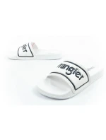 Pánské pohodlné sportovní žabky Wrangler Averell Slider white Pánské pohodlné sportovní žabky Wrangler Averell Slider white
