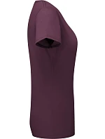 Fruit of the Loom Lady-Fit Iconic 195 T Dámské tričko z těžké bavlny 16.1424 dark plum Fruit of the Loom Lady-Fit Iconic 195 T Dámské tričko z těžké bavlny 16.1424 dark plum