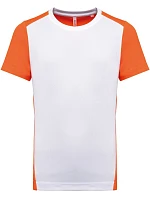 Kariban ProAct PA 4014 Pánské kontrastní sportovní tričko 20.4014 white/fluorescent orange Kariban ProAct PA 4014 Pánské kontrastní sportovní tričko 20.4014 white/fluorescent orange