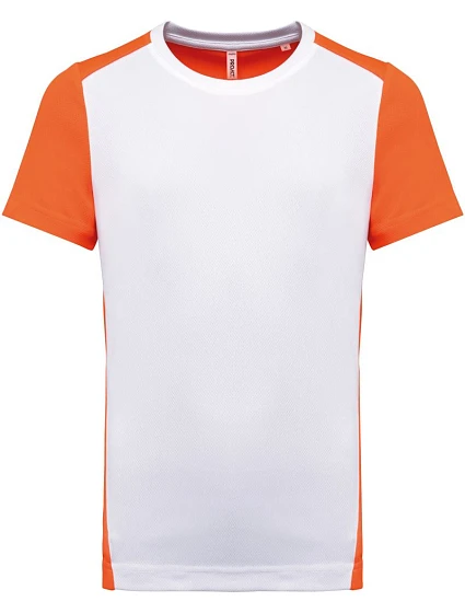 Kariban ProAct PA 4014 Pánské kontrastní sportovní tričko 20.4014 white/fluorescent orange Kariban ProAct PA 4014 Pánské kontrastní sportovní tričko 20.4014 white/fluorescent orange