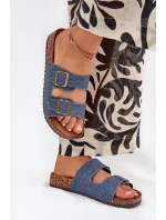 Dámské Pantofle Na Platformě S Přezkami model 21704354 - EVENTO