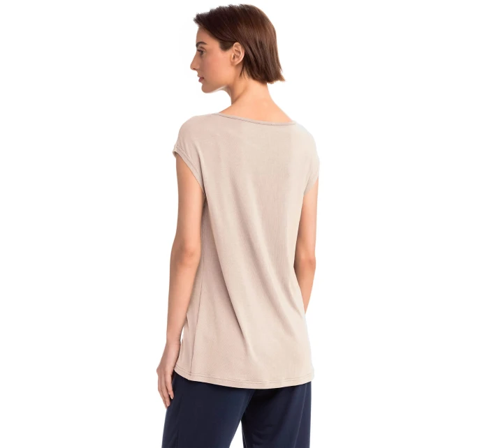 Vamp - Krátká dámská noční košile BEIGE S - Vamp model 16257625