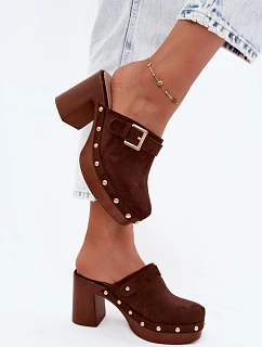 Klapky na podpatku model 228788 Step in style