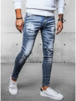 Pánské modré džínové kalhoty FashionStreet UX4081 Pánské modré džínové kalhoty FashionStreet UX4081