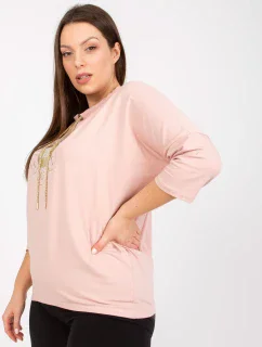 Halenka RV BZ model 17413882 světle růžová - FPrice