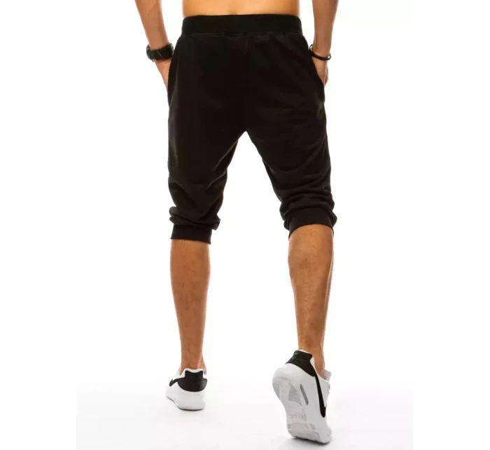 Pánské černé teplákové šortky FashionStreet SX1534