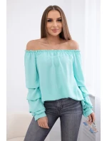 Španělská halenka s ozdobnými rukávy mincovna Španělská halenka s ozdobnými rukávy mincovna