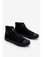 Dámské klasické vysoké tenisky Big Star model 21611825 Černé - Big Star Shoes Dámské klasické vysoké tenisky Big Star model 21611825 Černé - Big Star Shoes