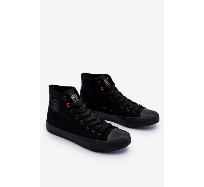 Dámské klasické vysoké tenisky Big Star model 21611825 Černé - Big Star Shoes Dámské klasické vysoké tenisky Big Star model 21611825 Černé - Big Star Shoes