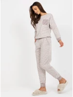 Pyžamo BR PI 9114 světle béžové