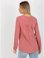 Halenka D73761M11081A tmavě růžová Halenka D73761M11081A tmavě růžová