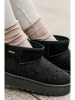 Sněhule s ozdobou na platformě Big Star Černé