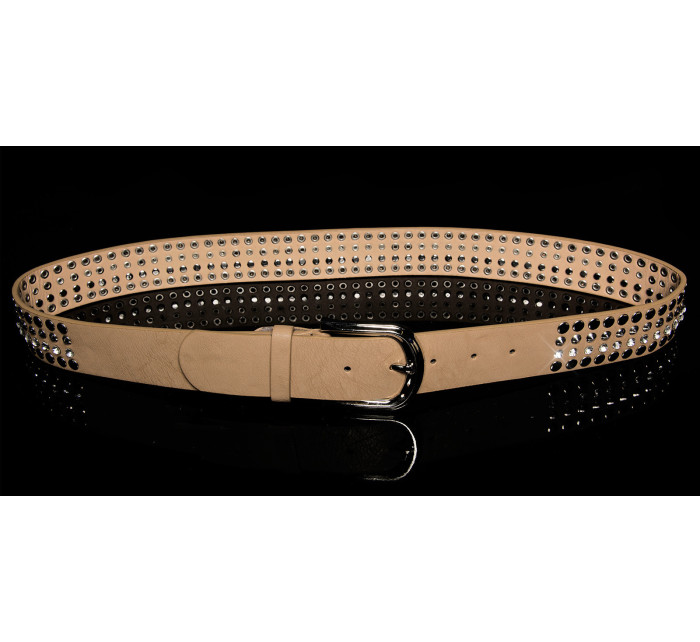 Sexy hip belt with studs and rhinestones