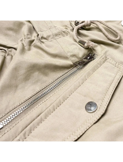 DAMSKA PARKA ZIMOWA NA MISIU Z KAPTUREM BEŻOWA model 21242012 - Libland DAMSKA PARKA ZIMOWA NA MISIU Z KAPTUREM BEŻOWA model 21242012 - Libland