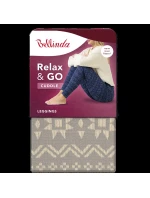 Dámské zimní legíny RELAX & GO CUDDLE LEGGINGS - BELLINDA - tmavě modrá
