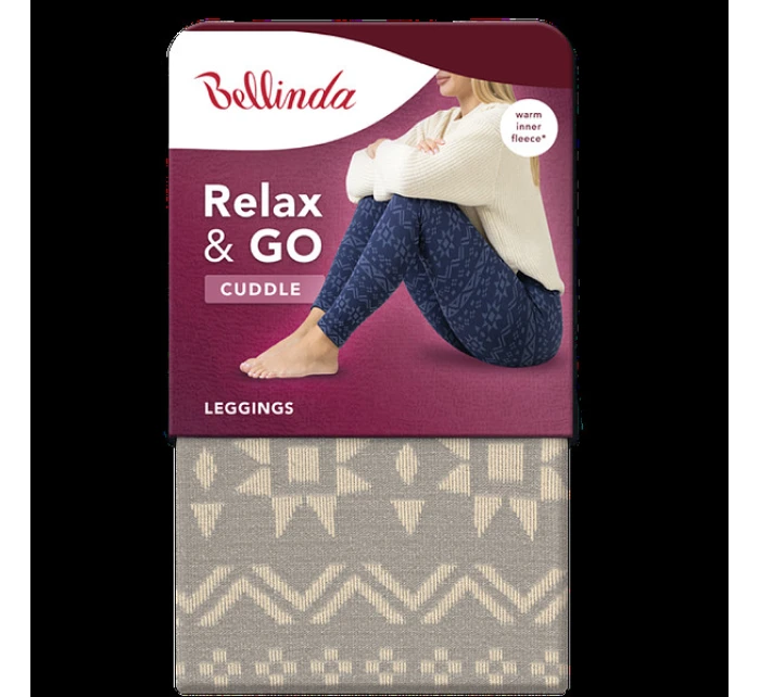 Dámské zimní legíny RELAX & GO CUDDLE LEGGINGS - BELLINDA - tmavě modrá