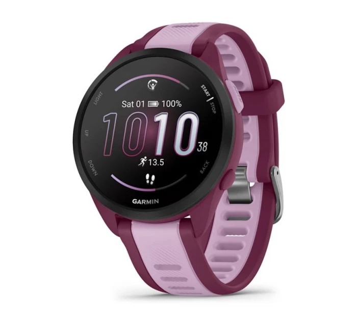 Sportovní hodinky Garmin Forerunner 165 Music AMOLED 43mm Berry Lilac