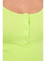 Šaty s výstřihem na knoflíky kiwi Šaty s výstřihem na knoflíky kiwi