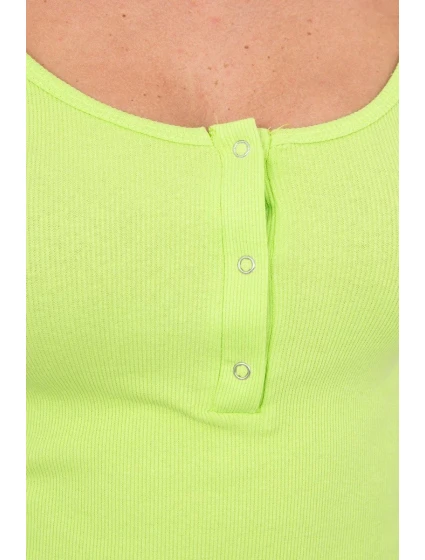 Šaty s výstřihem na knoflíky kiwi Šaty s výstřihem na knoflíky kiwi