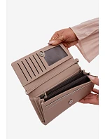 Peněženka Kabelka 2v1 S Páskem Béžová Suzette