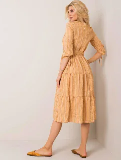 Šaty LK SK 508005.07P tmavě žlutá