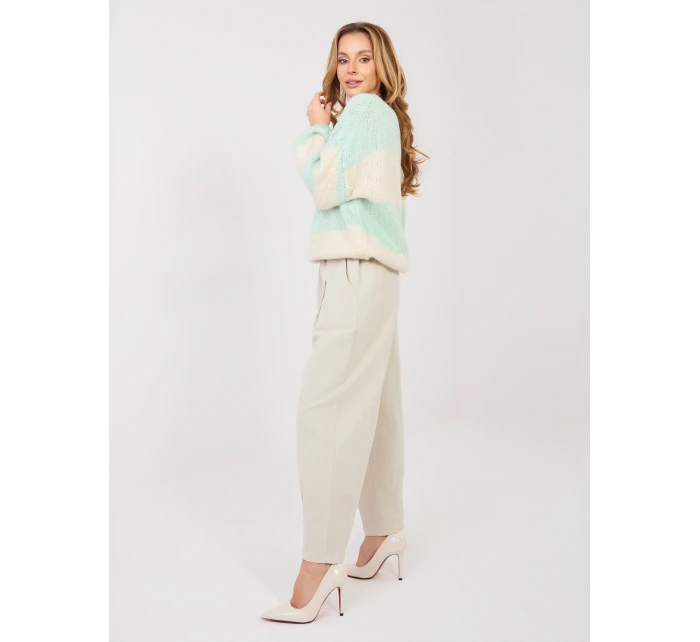 Kalhoty MI SP 2690.00 světle béžové